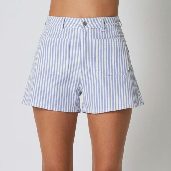 ROLLA'S Pants - ROLLA'S Mirage High Rise Loose Fit Shorts in Laura Stripe Wisteria - Size 26